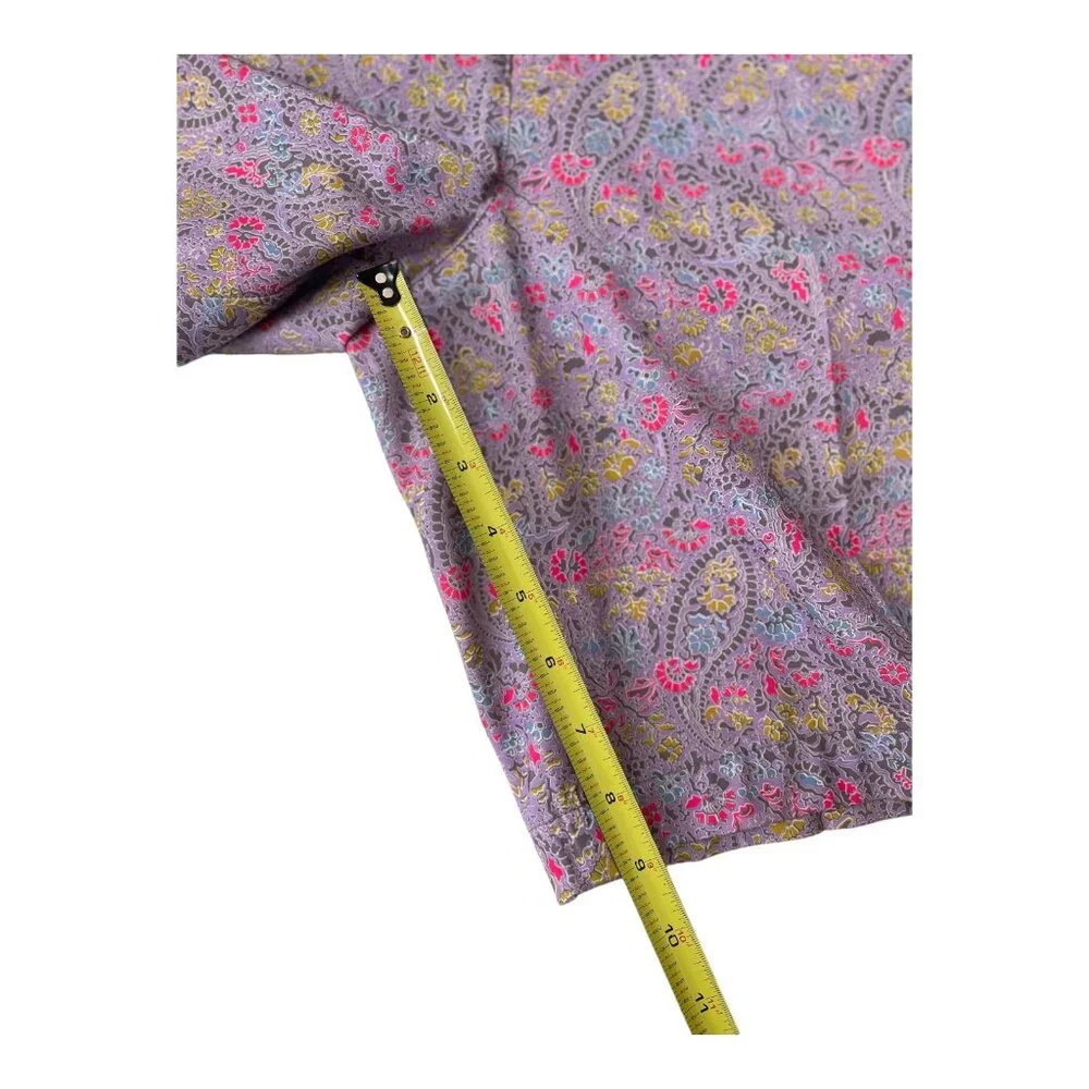 Nike Golf Women's Fit Dry Floral Paisley Pink Purple Bermuda Shorts size 8 - Picture 9 of 13